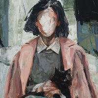 Pink Coat Black Cat